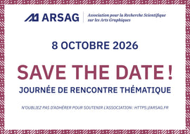 ---- 📣 SAVE THE DATE 📣 ---- Journée de rencontre de l'Arsag 2026